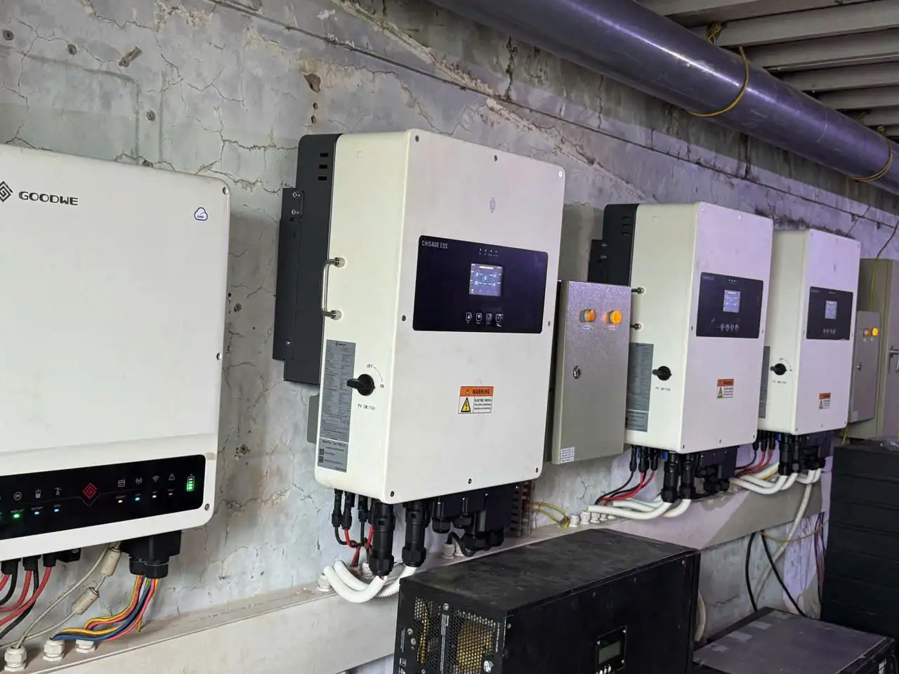 Inverter Hybrid 14kW 3 pha Chisage ESS tại kho Bà rịa Vũng Tàu 5 Solar Đức Thiên Phát